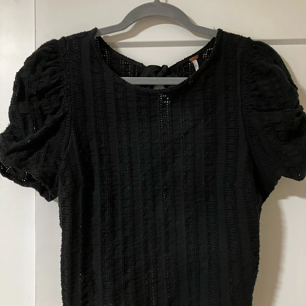 Free People open back crop top.
